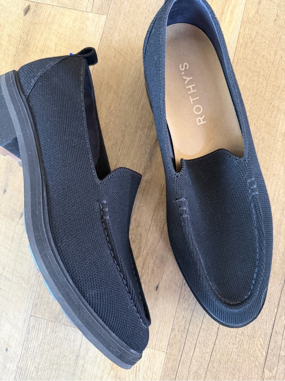 Rothy’s The Lug Loafer | Onyx Black - Picture 2 of 10